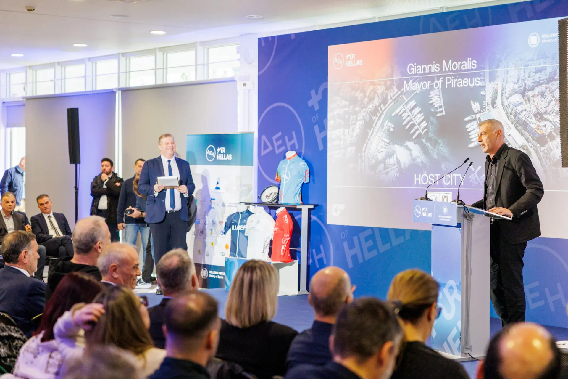 4249 ΔΕΗ Tour of Hellas 2026 παρουσίαση με συμμετοχή Δήμου Πειραιά