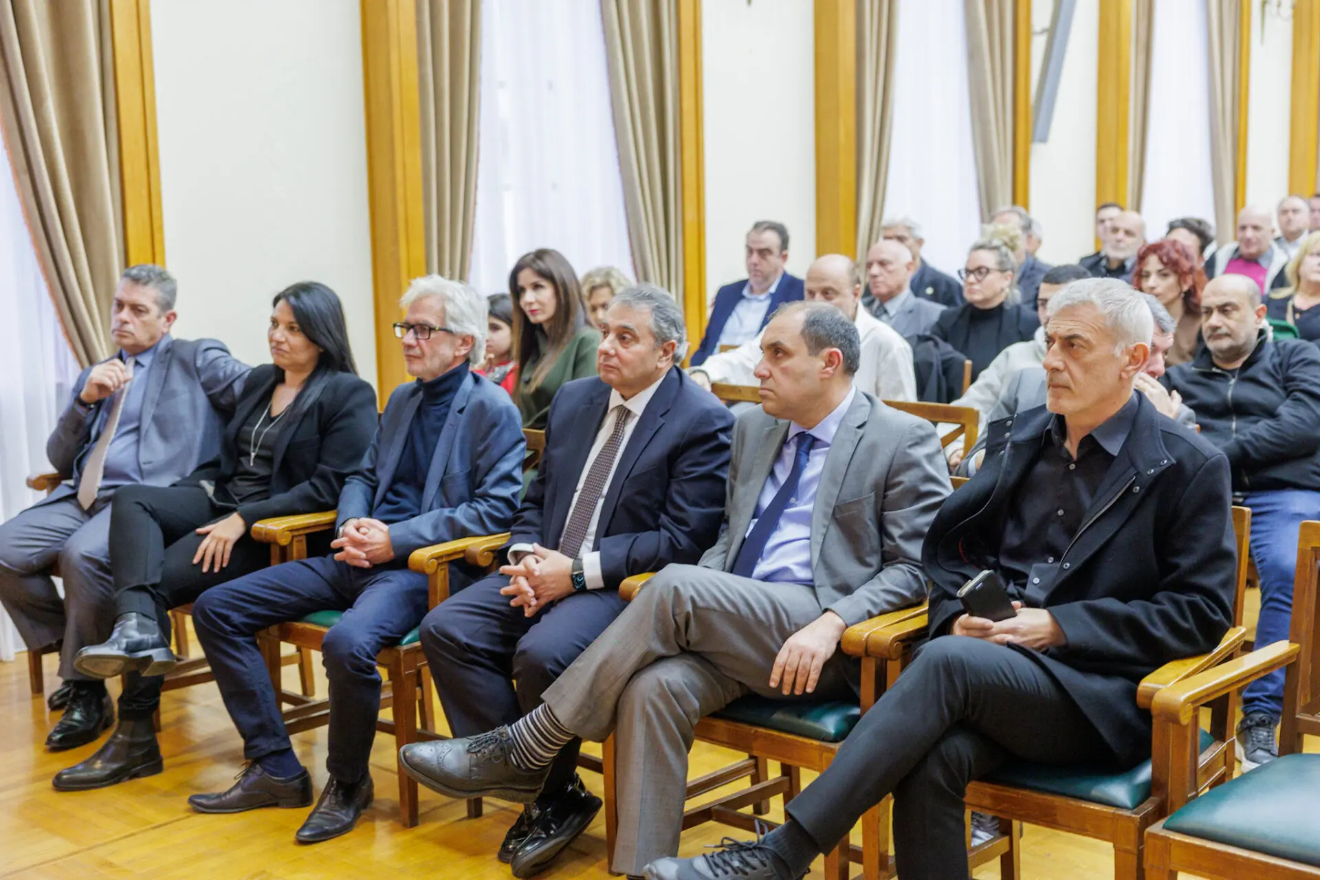 Ο Δήμαρχος Πειραιά Γιάννης Μώραλης στην εκδήλωση του Εμπορικού Συλλόγου Πειραιώς στο ΕΒΕΠ