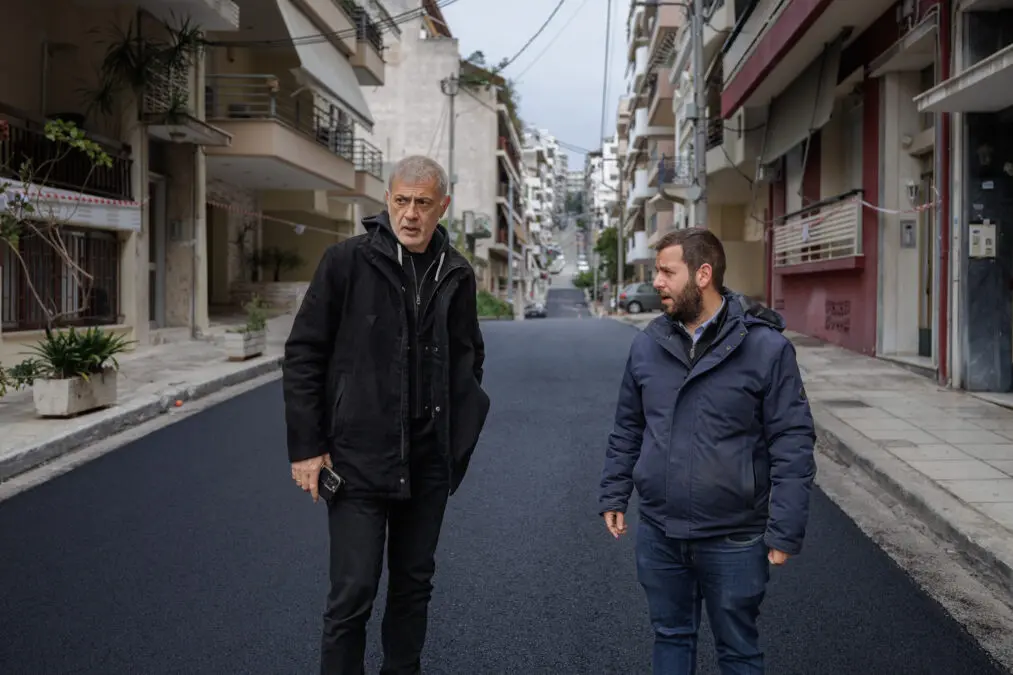 ασφαλτοστρώσεις Πειραιάς έργα δρόμων Χατζηκυριάκειο