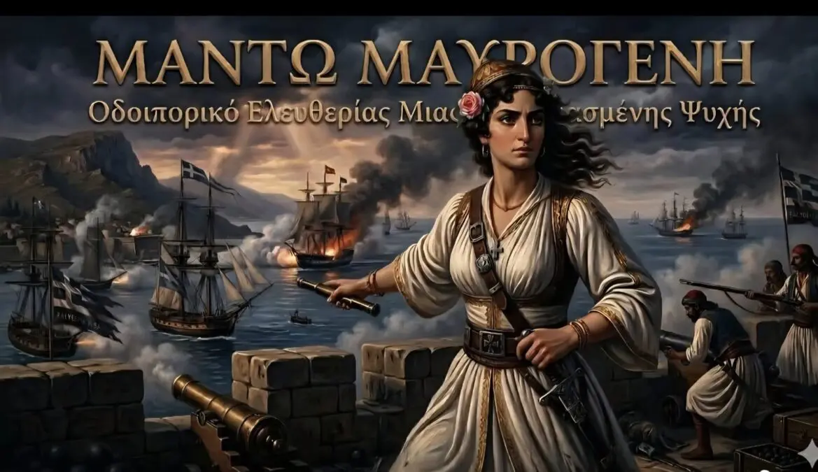 manto ntokimanter Προβολή ντοκιμαντέρ για τη Μαντώ Μαυρογένη στο Δημαρχείο Περάματος