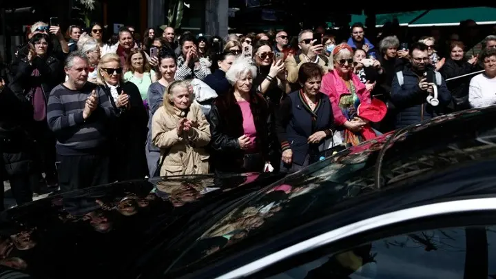Μαρινέλλα κηδεία Μητρόπολη Αθηνών