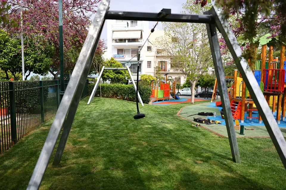 παιδική χαρά Κορυδαλλός πλατεία Βενιζέλου