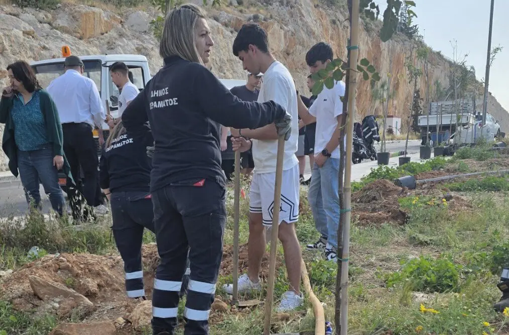 dendro δενδροφύτευση Πέραμα Λαγουδάκος 2026