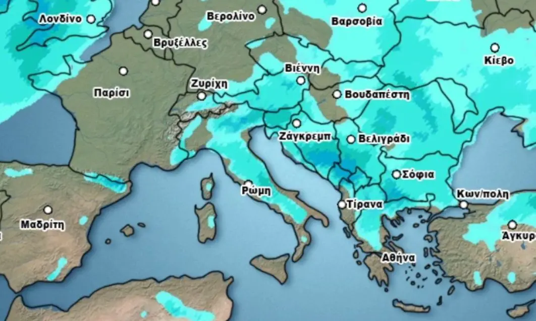 Καιρός τριημέρου: Αστάθεια και βροχές με πτώση θερμοκρασίας — Πιο έντονα το Σάββατο