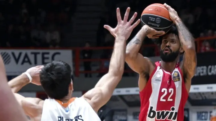 w15-140755 Ντόρσεϊ Σπανούλης side step Ολυμπιακός Euroleague