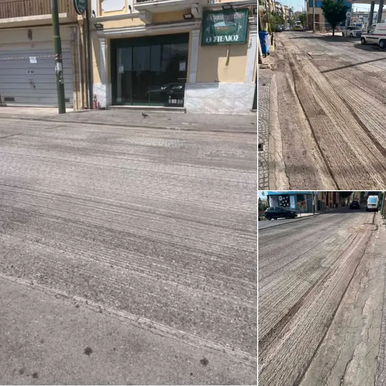 Ξεκίνησε η αποξήλωση του παλιού οδοστρώματος στη Βασιλέως Παύλου