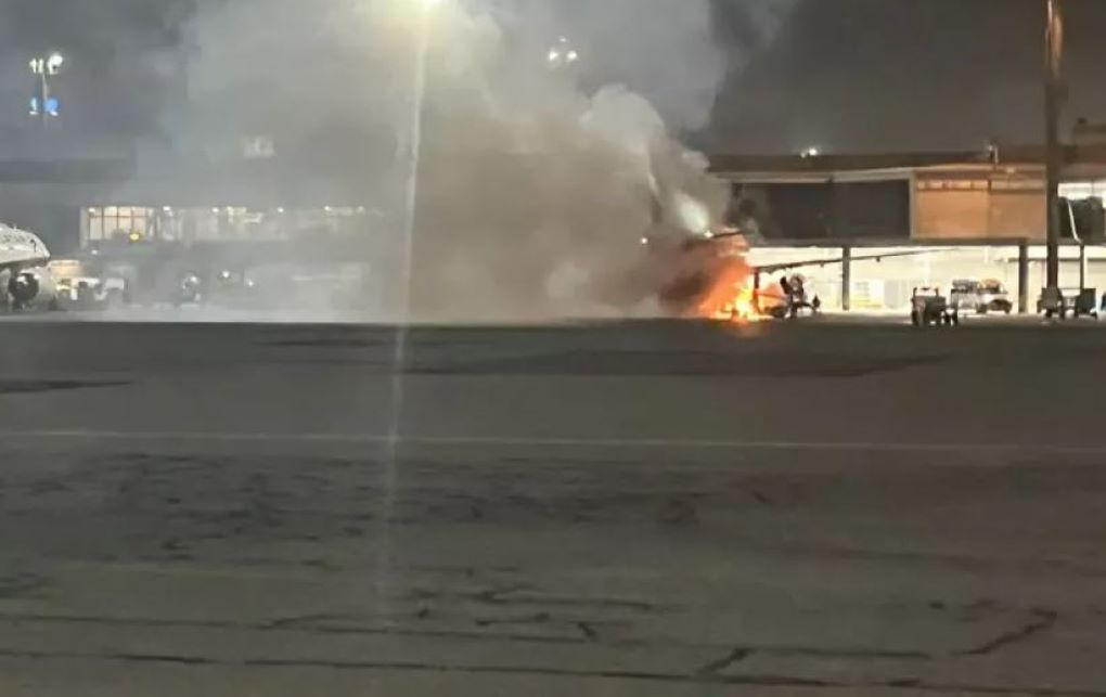 Airbus A320 φωτιά LATAM