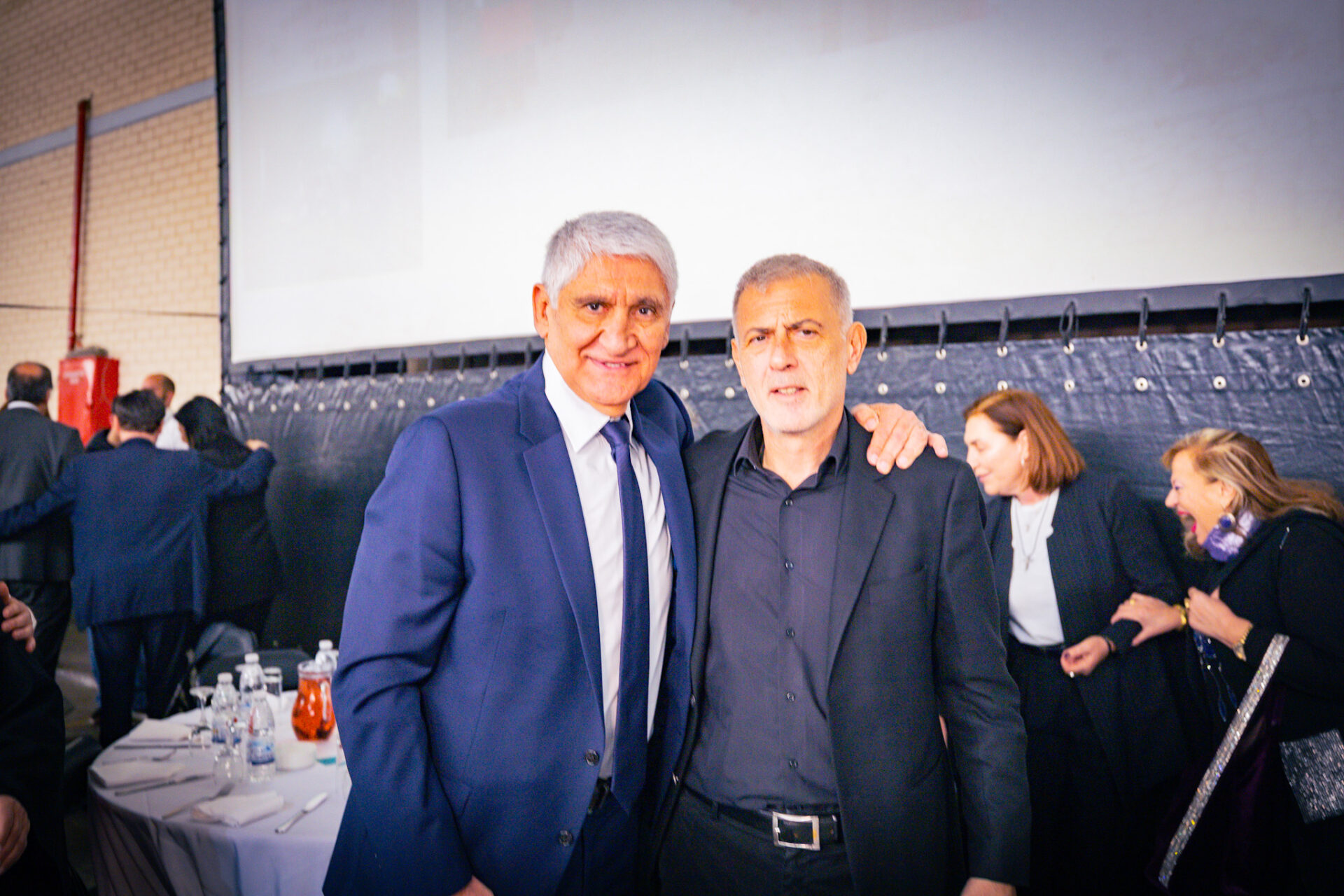 Ο Γιάννης Μώραλης στην κοπή πίτας της Ένωσης Απανταχού Μανιατών στο ΣΕΦ