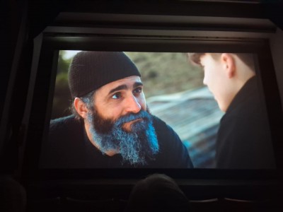 Μέλη του ΚΗΦΗ Κορυδαλλού στο Cine Παράδεισος για την ταινία Άγιος Παΐσιος