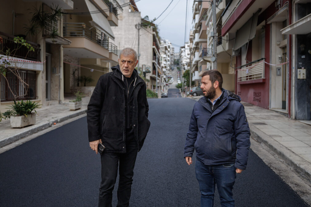 ασφαλτοστρώσεις Πειραιάς έργα δρόμων Χατζηκυριάκειο