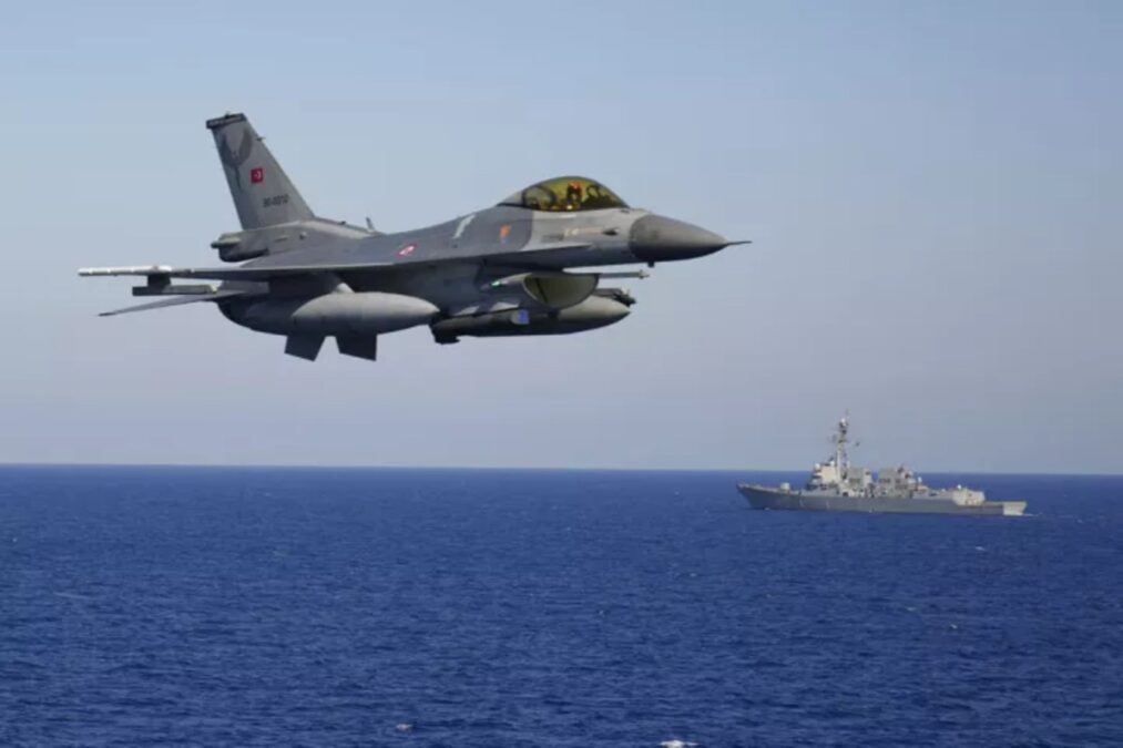 τουρκικό μαχητικό F-16 της τουρκικής πολεμικής αεροπορίας