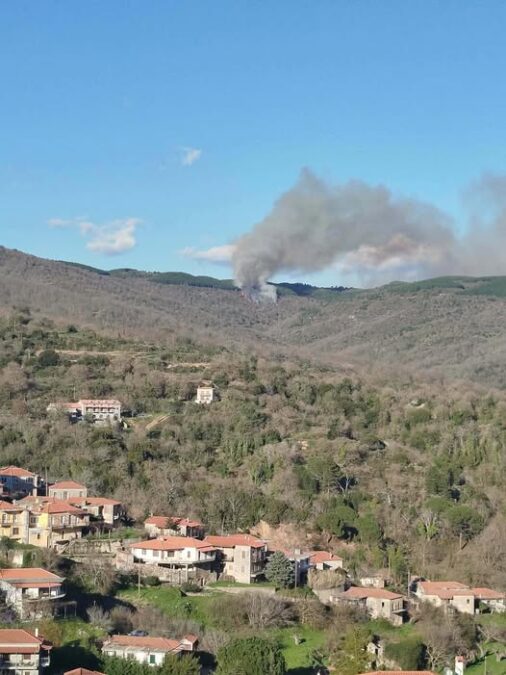 φωτιά Καρυές Λακωνίας Πάρνωνας