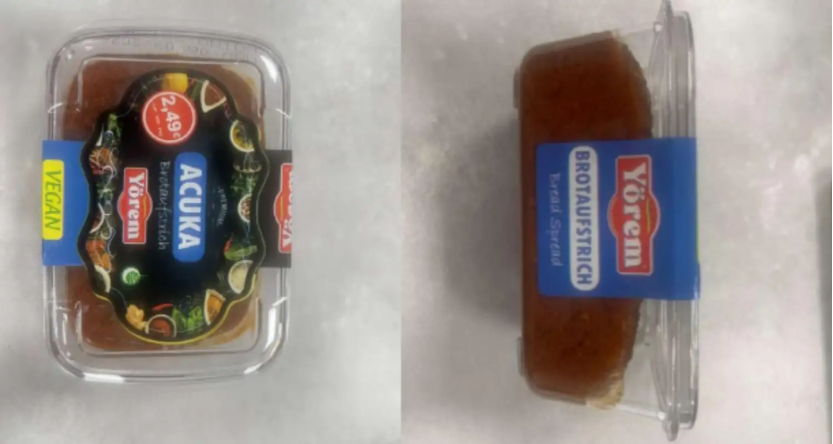 ανάκληση ΕΦΕΤ Yörem Acuka σέλινο αλλεργία