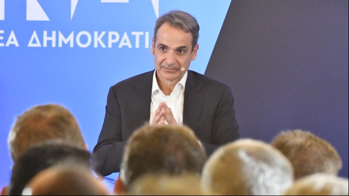 Κυριάκος Μητσοτάκης στο προσυνέδριο της ΝΔ στο Ναύπλιο