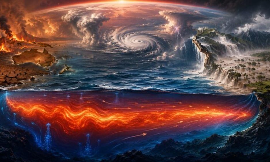 «Υποθαλάσσιος γίγαντας» στον Ειρηνικό: Επιστήμονες εντόπισαν κολοσσιαία μάζα θερμού νερού που μπορεί να πυροδοτήσει Super El Niño
