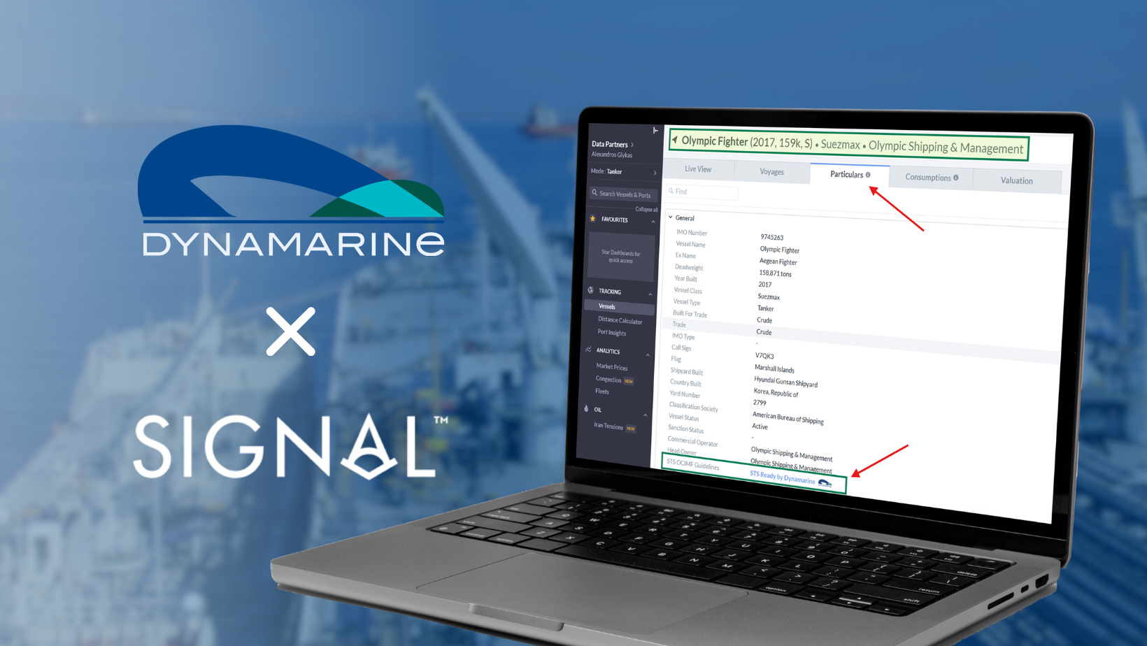 DYNAMARINe Signal Ocean STS ναυτιλία