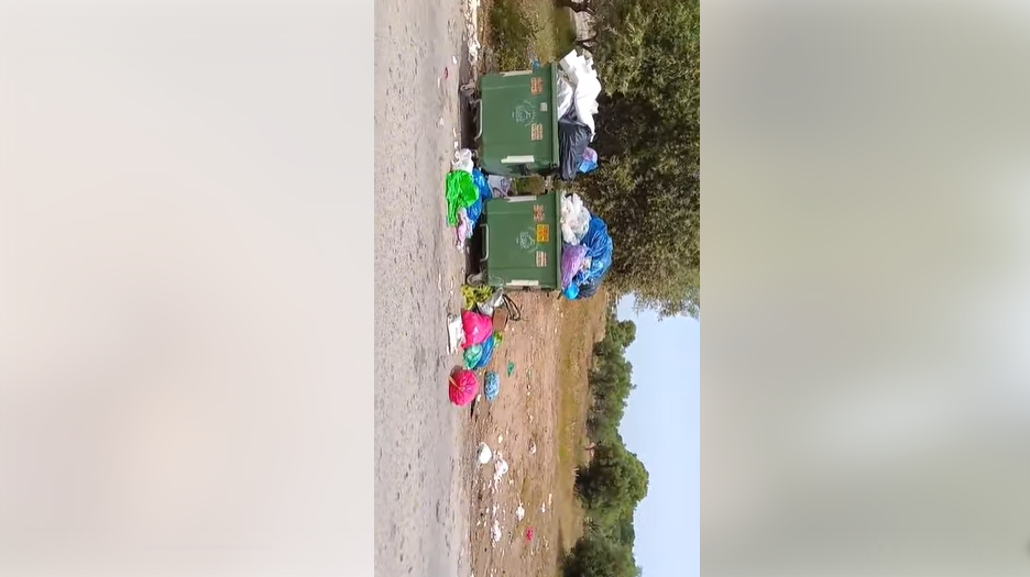 σκουπίδια Σαλαμίνα αποκομιδή κάδοι