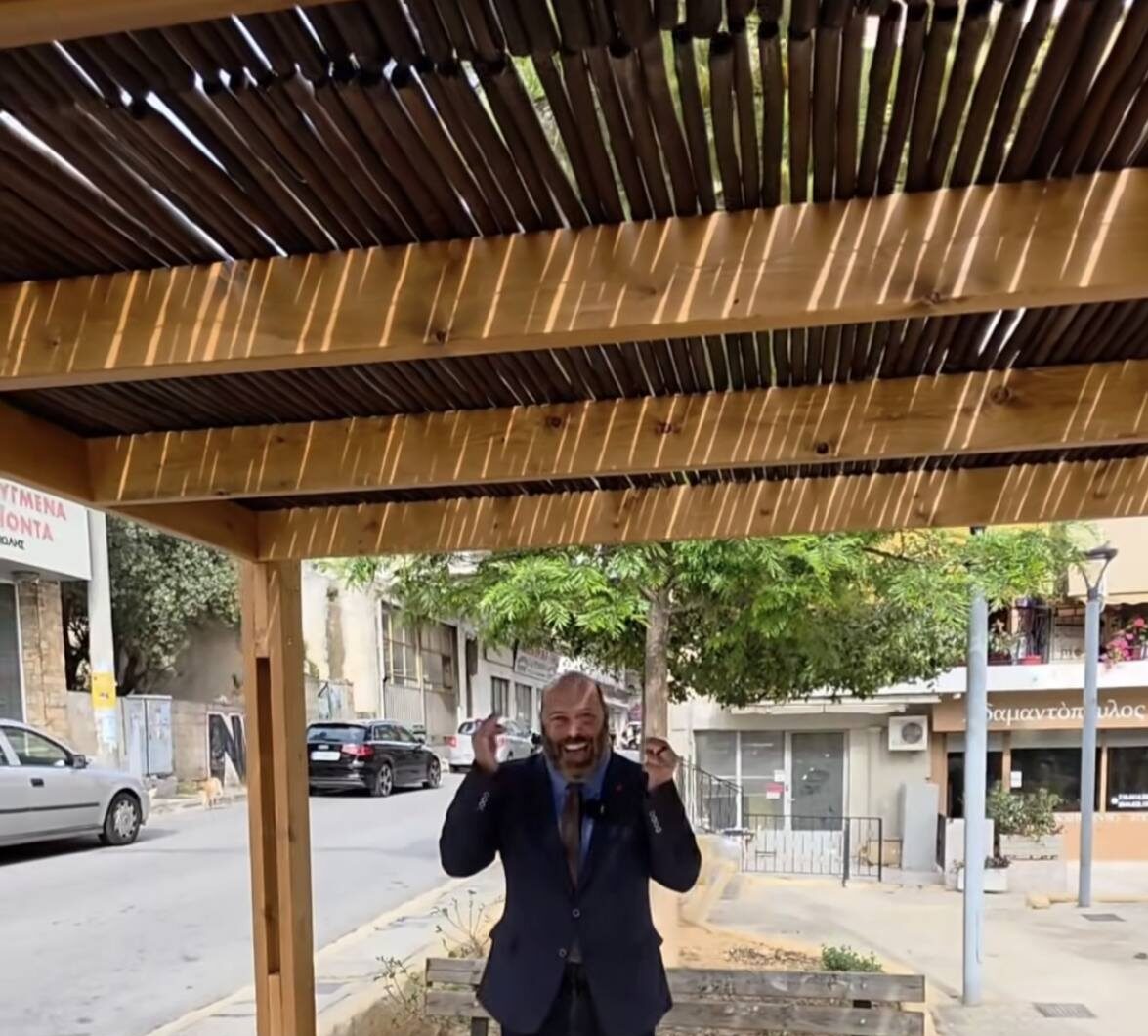 σκέπαστρα στάσεις λεωφορείων Πέραμα