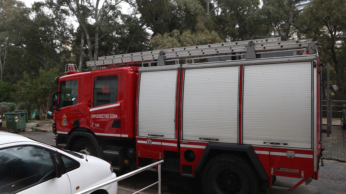 Μεγάλη φωτιά σε οινοποιείο στο Μαρκόπουλο — 35 πυροσβέστες στο σημείο