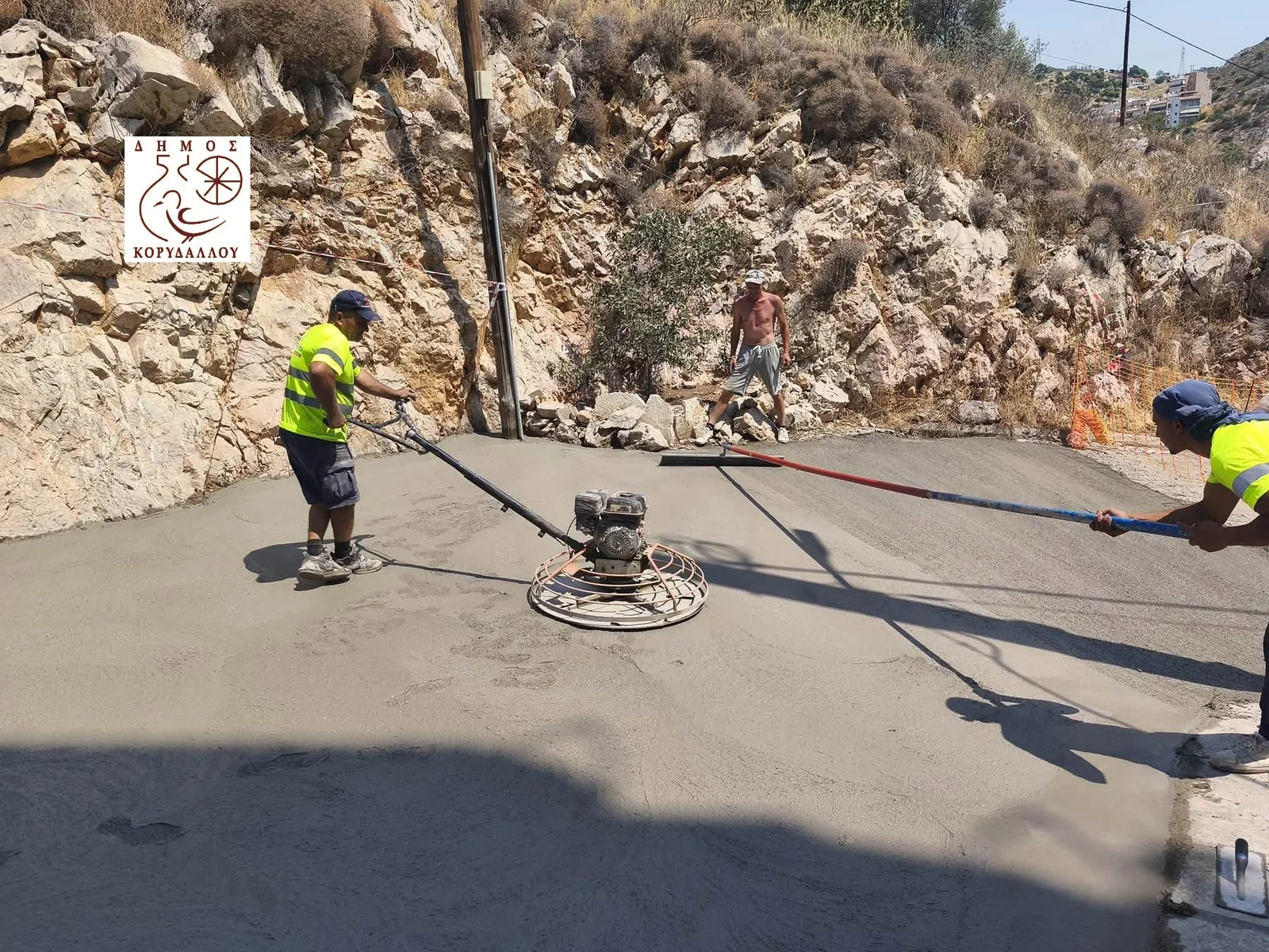 Δήμος Κορυδαλλού οδόστρωμα